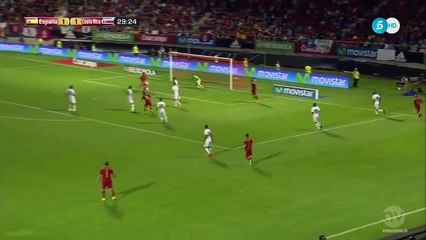 Fábregas Goal 2:1 | Spain vs Costa Rica 11.06.2015