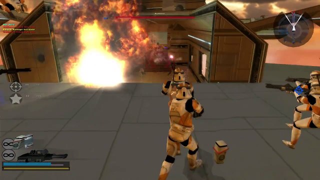 Star Wars Battlefront 2 Mods - Dev's Side Mod - Bespin Platforms - Gameplay