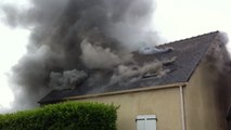 Incendie d'une maison