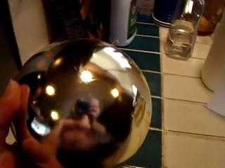 Microwaving a Huge Christmas Ornament