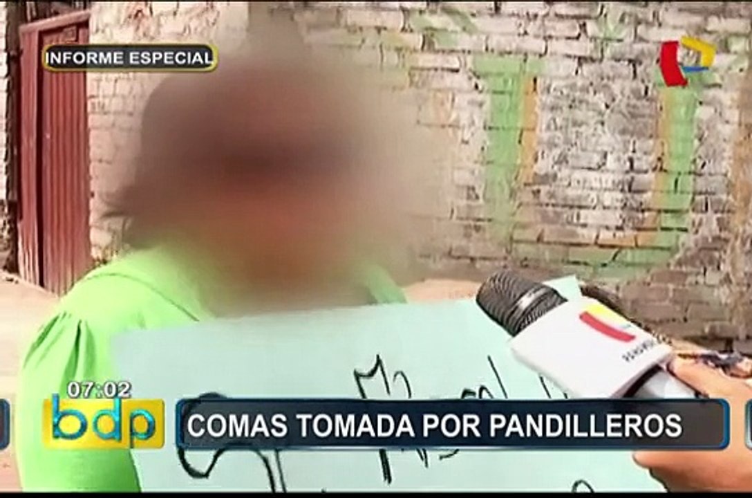 Comas tomada por pandilleros: familias viven amenazadas por delincuentes