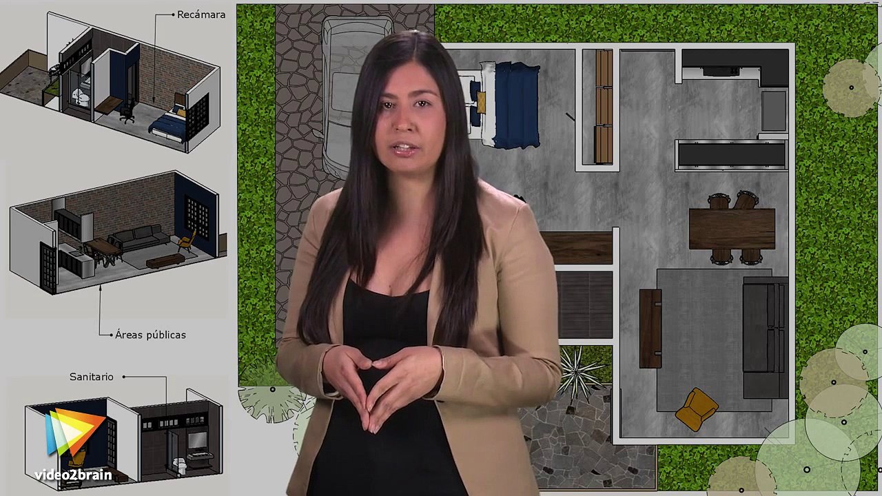 Interiorismo con SketchUp Pro 2015 _ Tráiler _ video2brain