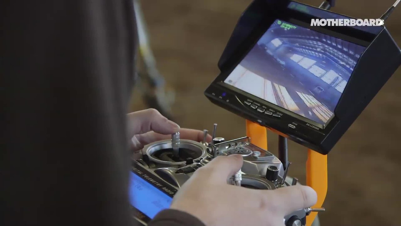 Drone Pilots Navigate One of the First-Ever Drone Racetracks