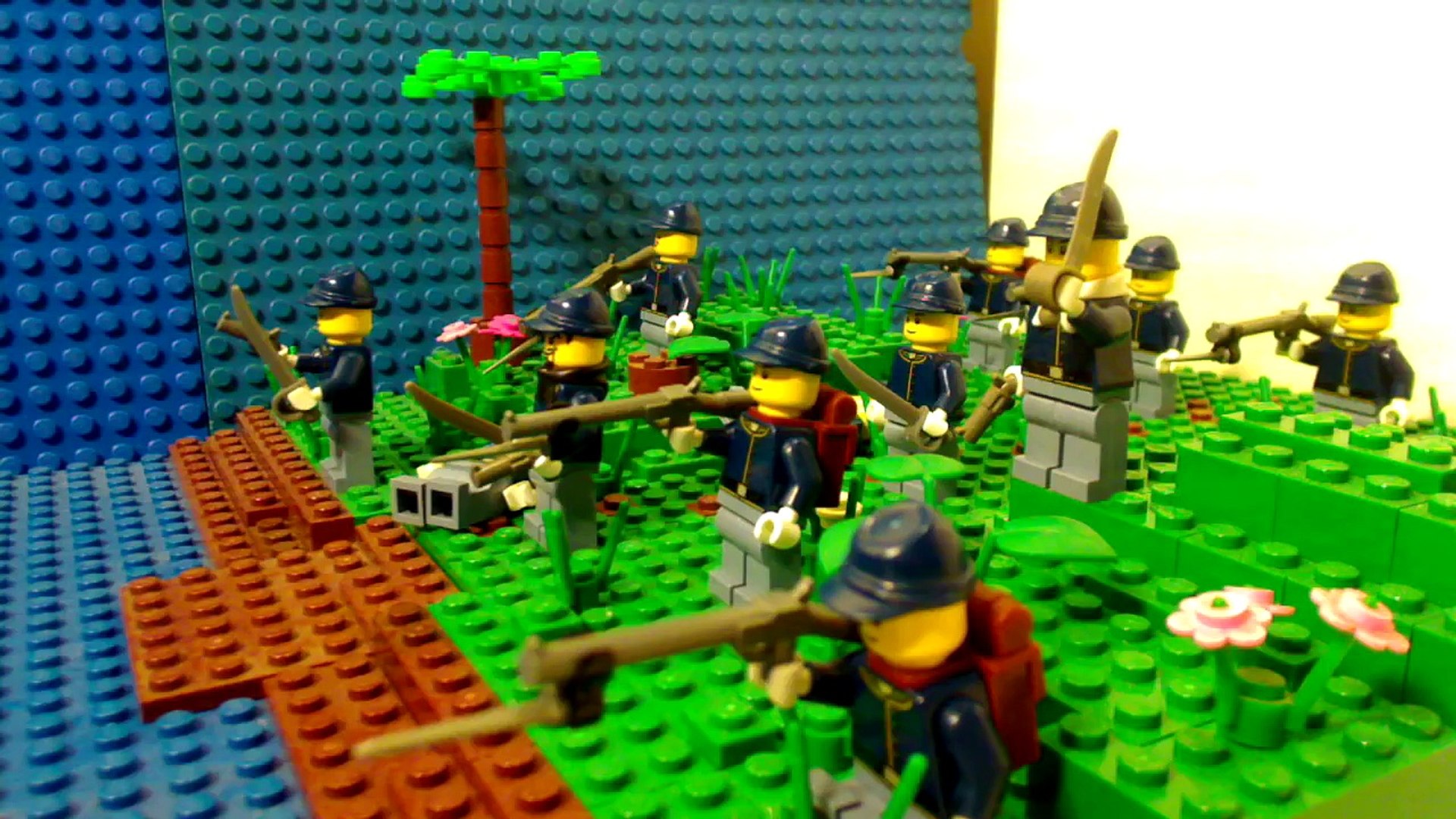 Lego battle American civil war in Virginia with soldiers figthing - video  Dailymotion, image size:1920x1080