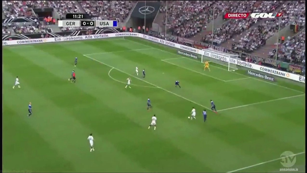 Mario Götze Goal 1:0 | Germany vs USA 10.06.2015