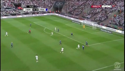 Mario Götze Goal 1:0 | Germany vs USA 10.06.2015