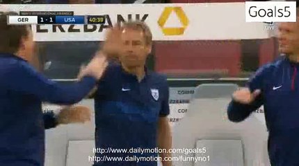 Mikkel Diskerud Goal Germany 1 - 1 USA Friendly Match 10-5-2015