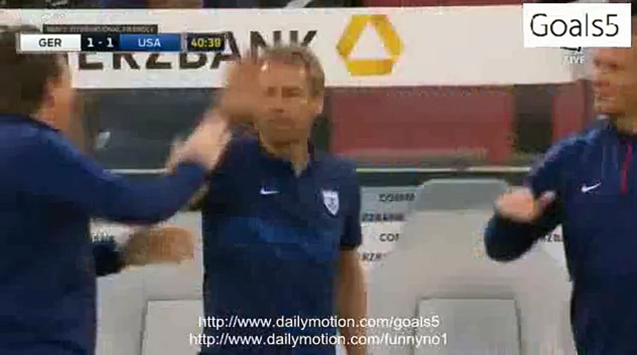 Mikkel Diskerud Goal Germany 1 - 1 USA Friendly Match 10-5-2015