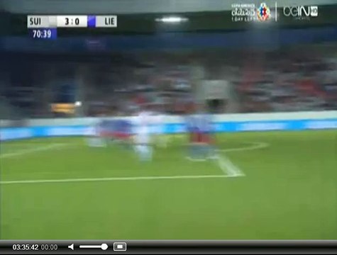 Blerim Dzemaili Amazing free kick goal | Switzerland 3-0 Liechtenstein 10/06/2015