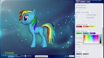 My Little Pony Friendship is Magic Rainbow Dash 3D Pony Creator Game for Children HD