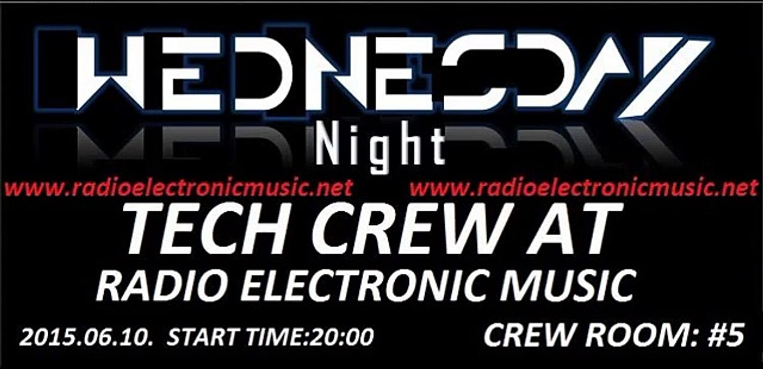 Tech crew at radio electronic music present crew room #5