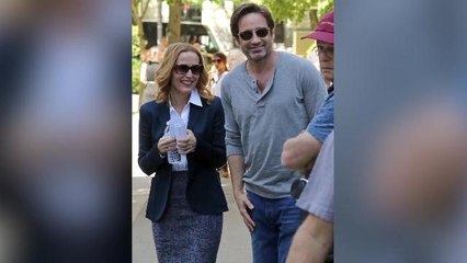 First pics of Mulder and Scully back on set for the 'X-Files' after 13 years