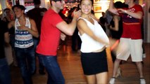 Alejandra Perez & Fady Social Dancing at SalsaMania Saturdays | New York Salsa Scene (7/28/12)