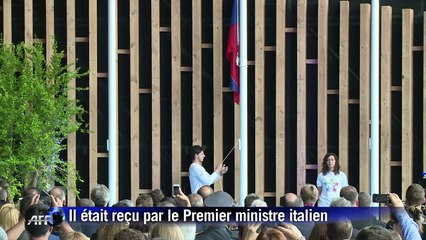 En Italie, Poutine déplore les sanctions contre la Russie