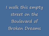 Boulevard of Broken Dreams   lyrics