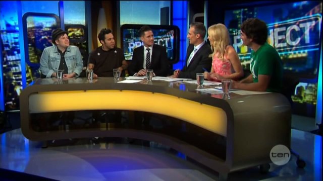 Patrick Stump & Pete Wentz interview on The Project (2013) - Fall Out Boy