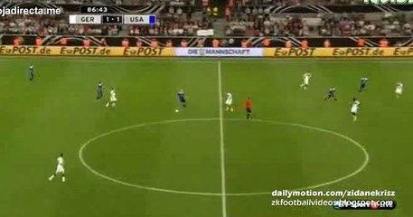 1-2 Bobby Wood Amazing Goal | Germany vs USA - Friendly 10.06.2015