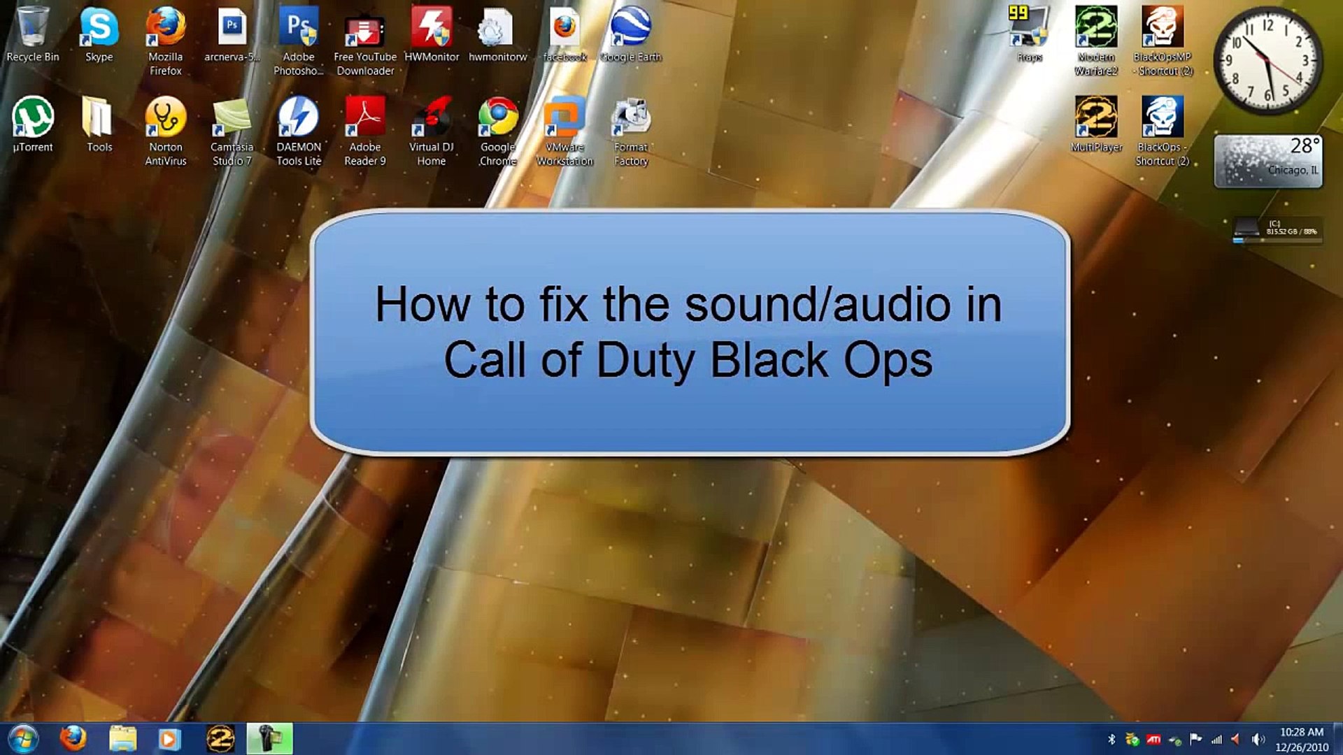 Call of duty black ops 2 sound fix crack game
