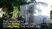 A formerly homeless man is now building mobile showers for homeless