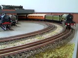 4472 Bassett Lowke O Gauge Flying Scotsman  at Tinkers Hill Railway Layout - NRM - OO 00 12