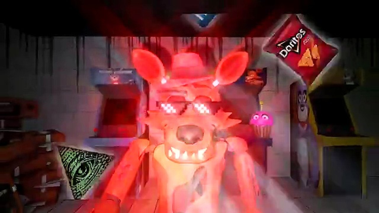 Five Nights at Freddy's 4 Teaser _ Animatronics Reaction to Nightmare Foxy _ FNAF SFM