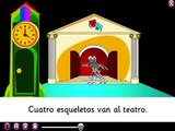 BABELZONE - Los esqueletos - Skeleton song - spanish songs for kids