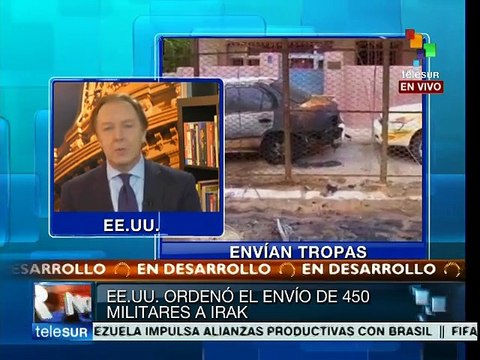 EEUU: cuestionan a Obama por envío de 450 soldados a Irak