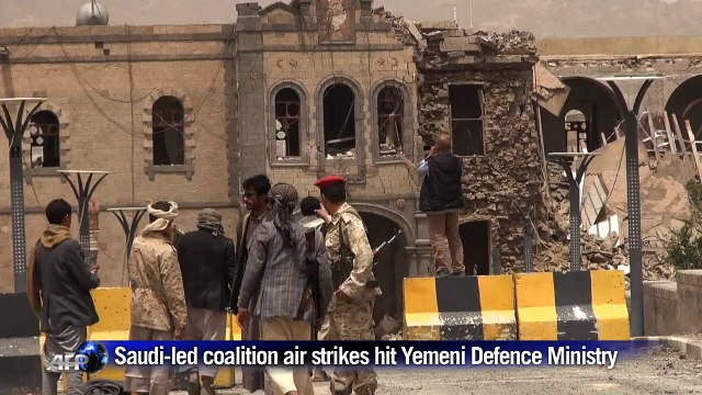 Saudi led-coalition strikes Yemeni Ministry of Defence