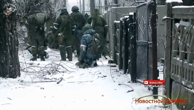 Ukraine War 2015 - Novorossian Rebels Fighting Ukrainian Army During Heavy Clashes In Debaltseve