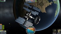 Kerbal Space Program 0.19 - De-Orbiting a space station