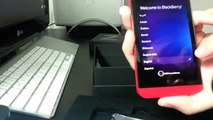 BlackBerry Z10 Red Limited Developer Edition (Unboxing   Hands On)