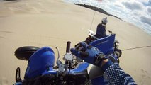 Florence, OR Dunes ATV Crash, Gopro 2012