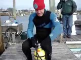 January Dive at Saquatucket Harbor