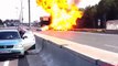 Truck Crash and Explosion  : Hazmat Highway to Hell with Oxygen Cylinders
