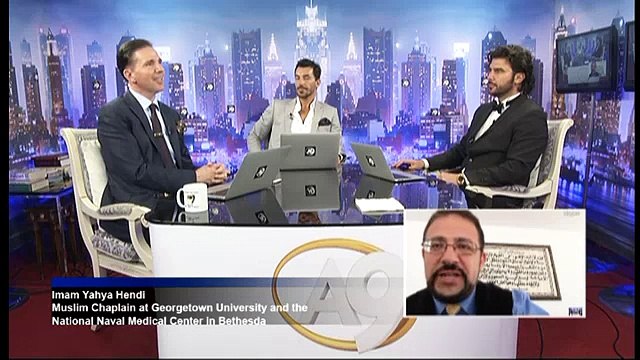 Building Bridges Gateway program with our guest Imam Yahya Hendi - Muslim Chaplain at Georgetown University and the National Naval Medical Center in Bethesda (June, 2015)