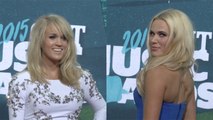 Carrie Underwood VS Lana (Ravishing Russian) FASHION FACE-OFF // 2015 CMT Music Awards
