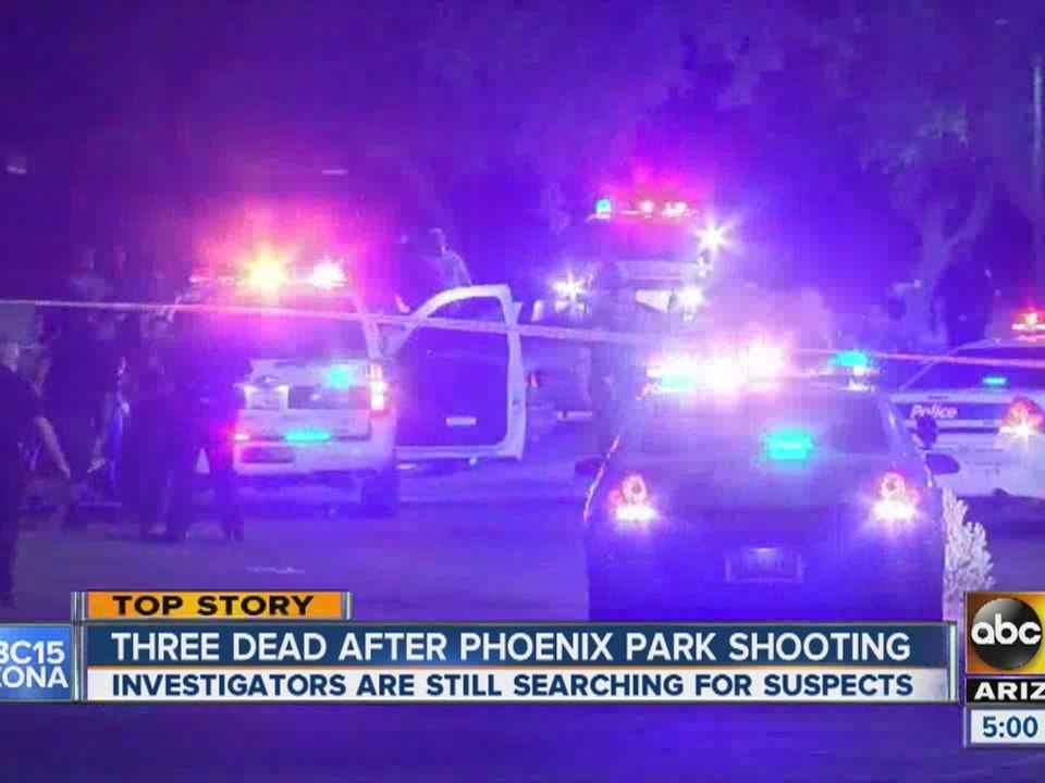 Three people killed in gunfire at park