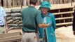Queen Elizabeth visits the Jamestown archaeological dig