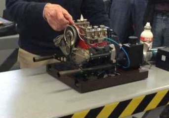 Miniature Porsche Engine Emits Impressive Sound
