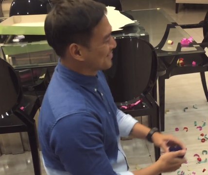 Filipino Star Surprises Girlfriend With Romantic Birthday Proposal
