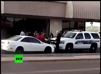 Cop does running head smash on teen girl, fights 5 day suspension