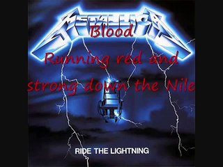 Creeping Death - Metallica with lyrics in HQ