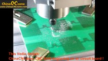 China-CNCrouter.com 6040 PCB CNC Router Machine working--drilling/ milling/ engraving