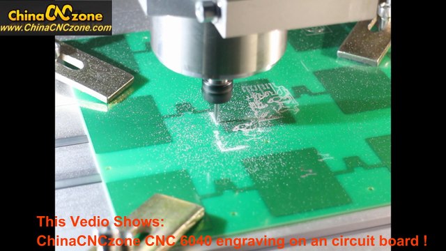 China-CNCrouter.com 6040 PCB CNC Router Machine working drilling/ milling/ engraving