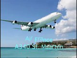 Air France A340 Takeoff from St. Maarten - FSX
