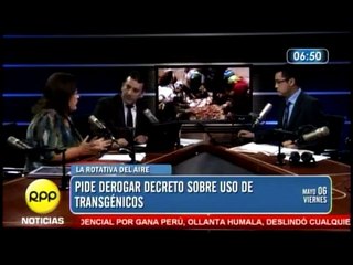 Entrevista en RPP sobre Productos Transgénicos (06 May 2011)