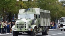 Трофейная техника ополчения с военного парада Дня независимости Украины