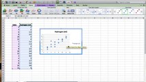 Scatterplot Graph with trendline and R^2 value on Excel 2011