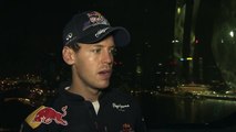 Formula 1 2011 Red Bull Racing Post Race Interview Singapore Sebastian Vettel german & B Roll