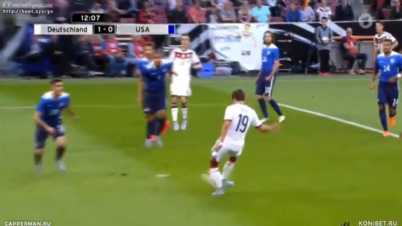 Germany 1-2 USA - Friendly